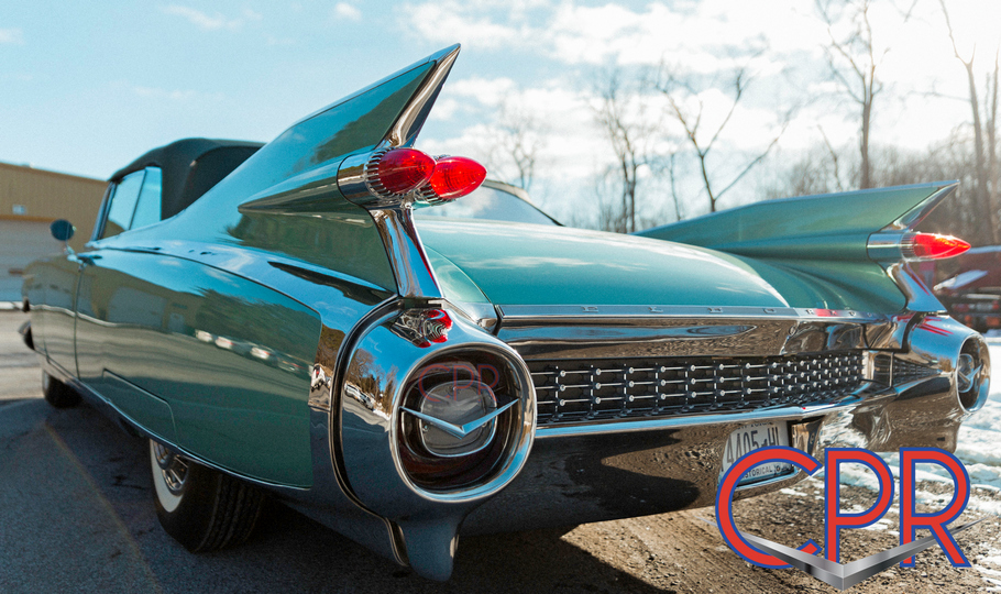 Restored 1959 Cadillac tailfins