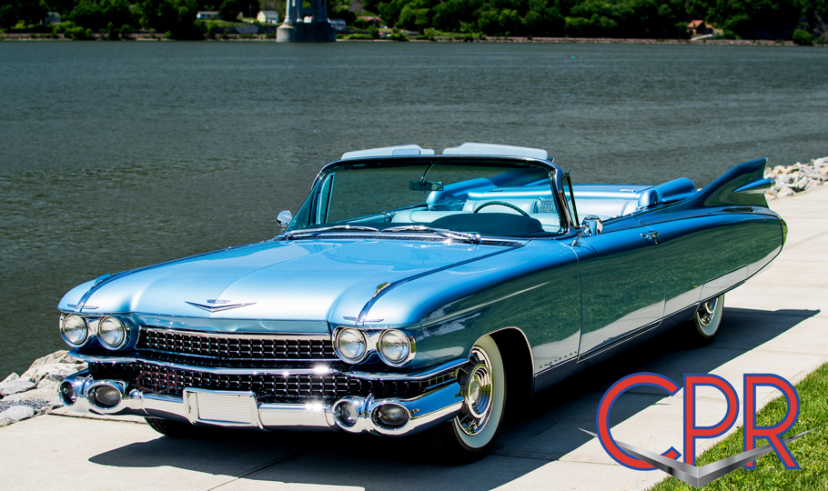 Restored 1959 Cadillac Eldorado Biarritz on the Hudson River