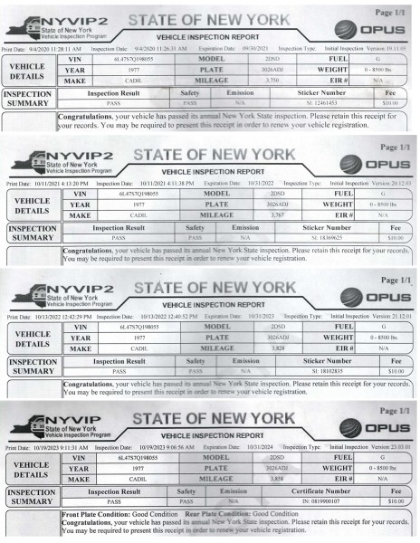 1977 Cadillac Eldorado documentatio 03