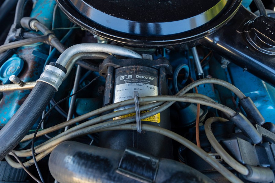 1977 Cadillac Eldorado engine bay 06